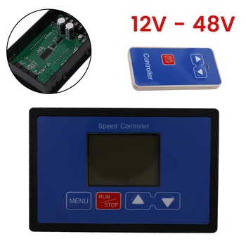 

DC Motor Governor LCD Digital Intelligent Liquid Crystal Display 12V-48V 0-100% Tachometer Adjustable Motor Controller