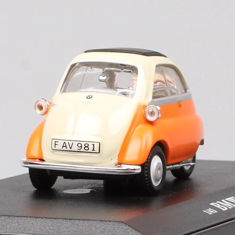 Cararama мини милые классические 1/43 весы Isetta 250 автомобиль пузыря литые Автомобили Модель для маленьких мальчиков подарки миниатюрные 1955