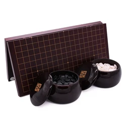 2cm Chinese Go Gobang Set Bamboo Portable Folding Chessboard Gift Beginner Two In One Tablero Ajedrez Toy Educational ZY50CG