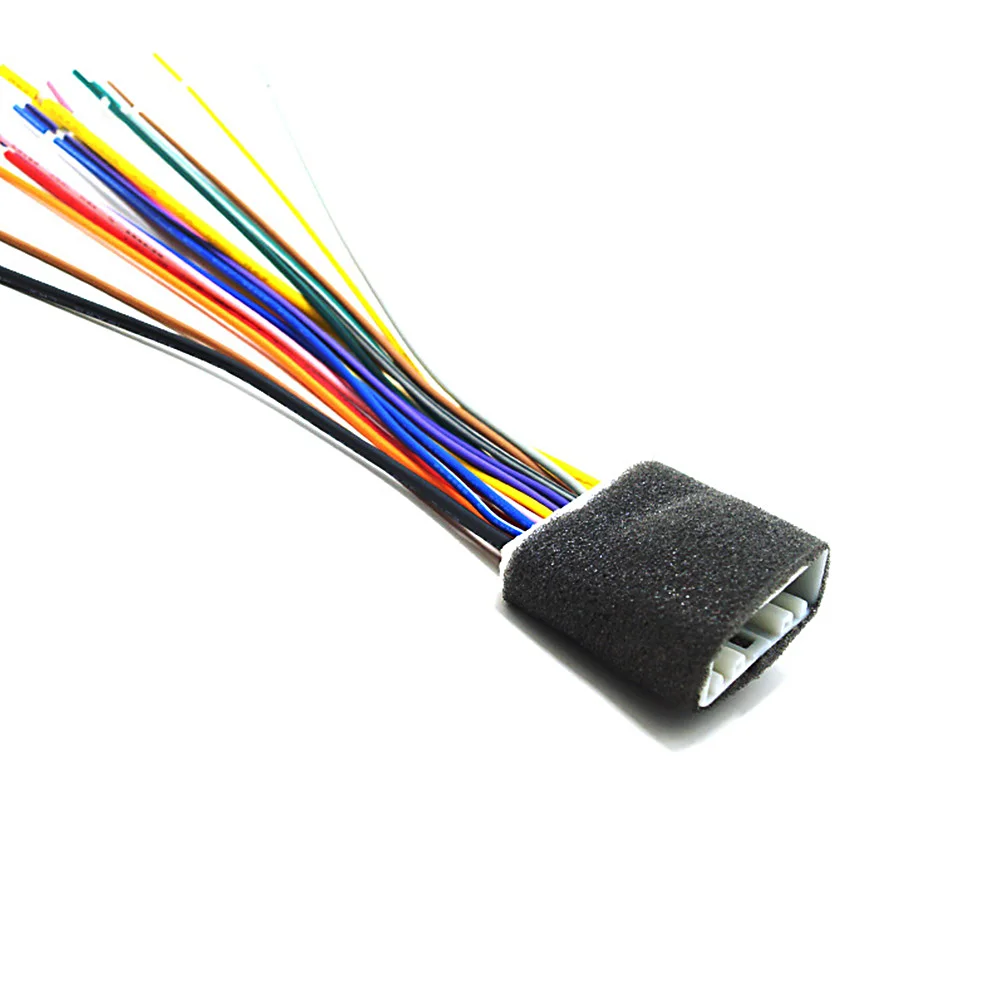 

OEM Factory Aftermarket Stereo 20 Pin Car Audio Receiver Wiring Harness Adapter Plug Connect for Nissan