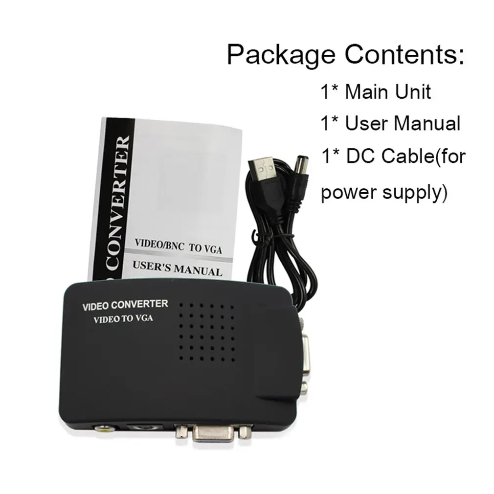 Av-vga сплиттер тв Pcav к Vga Hd видео конвертер-Top Box к компьютеру 3D графика обработки изображений техники