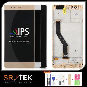 

SRJTEK 5.5 For HUAWEI P9 Plus LCD Screen Display Touch Screen Matrix Digitizer Sensor Glass With Frame For HUAWEI P9 Plus Screen