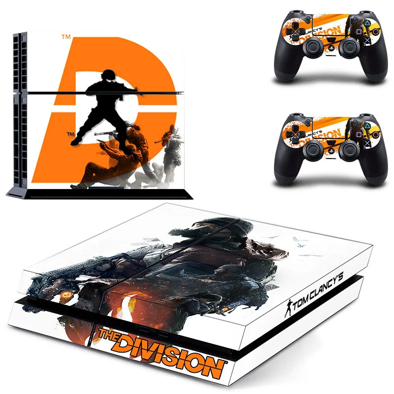 Наклейка s Tom clancy's The Division наклейка для PS4 PS 4 sticker Play station 4 Pegatinas для консоли playstation 4 и 2 контроллера