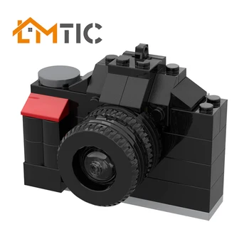 

MOC SLR Camera Simulation Collection Model Building Blocks Diy 44pcs Toys Bricks Educational Christmas Gift For Children Kids