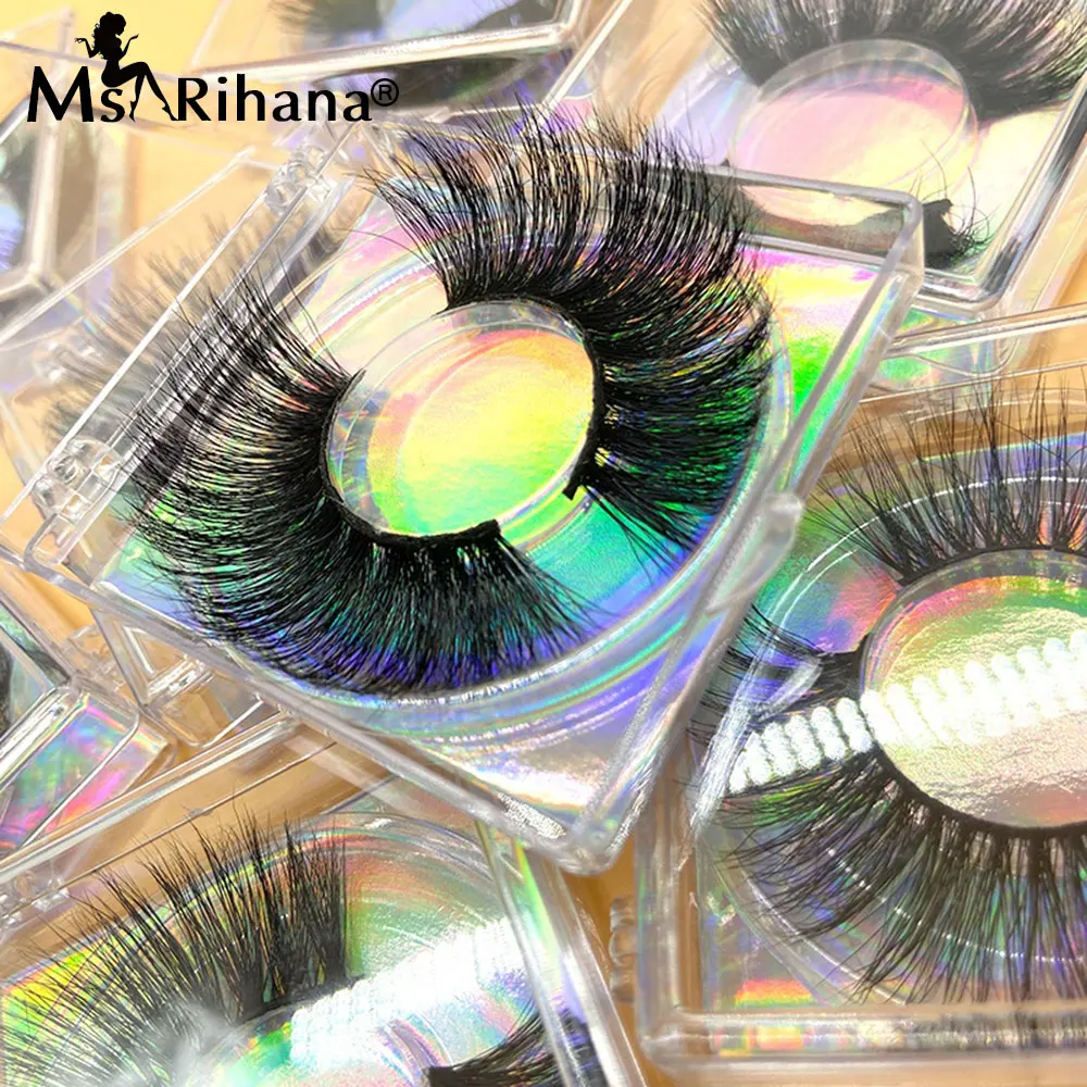 

Mink Eyelashes In Bulk 10/20/30 Pairs Eyelash Packaging Boxes False Eyelashes Dramatic 5D Mink Lash Vendor 25mm Lashes Wholesale