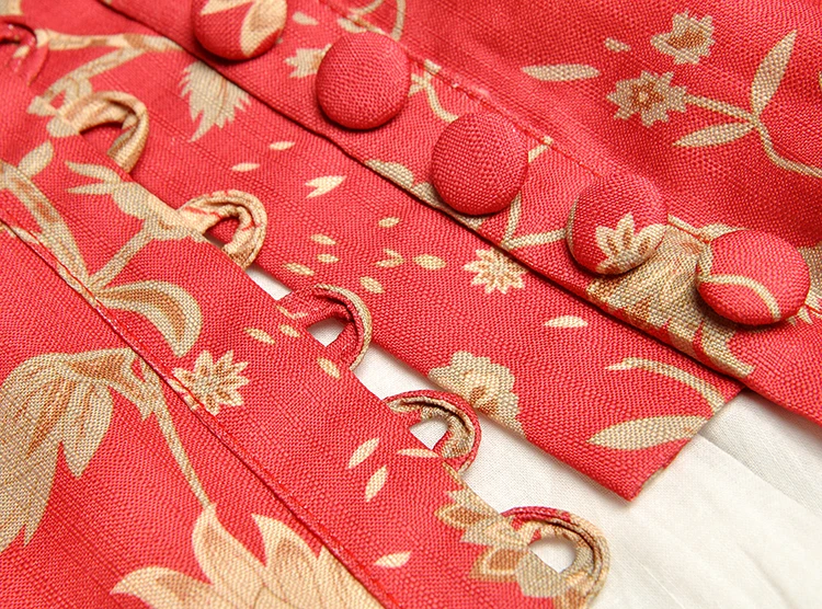 MoaaYina/модное дизайнерское платье для подиума; сезон весна-осень; женское платье с воротником-стойкой и рукавами-фонариками; однобортные платья на шнуровке