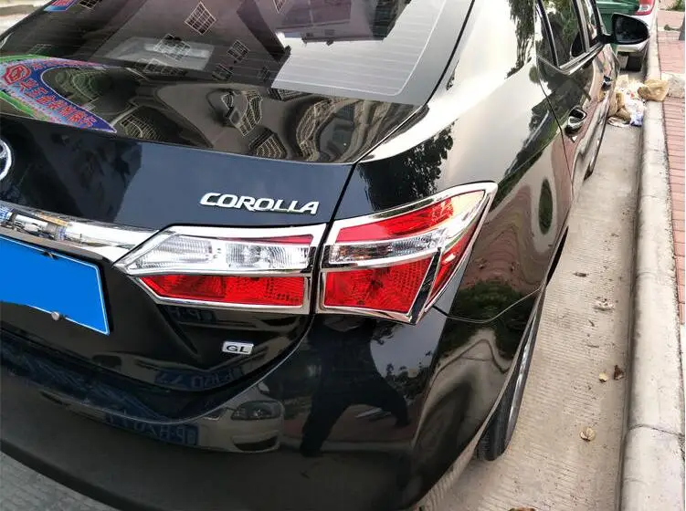Применяется к- для Toyota new corolla крышка фары Модификация специальная задняя крышка лампы декоративная рамка блестки