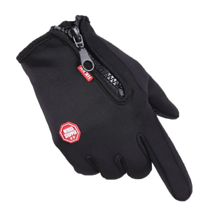 

1 Pair Winter Outdoor Sports MTB Bike Cycling Gloves Practical Windproof Waterproof Full Finger Touch Screen Bicycle Gloves