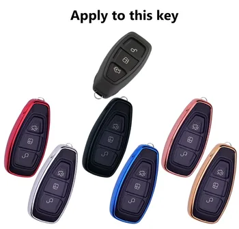 

Smart TPU Soft Protective key Case Shell Cover for Ford Fiesta Focus Kuga EcoSport