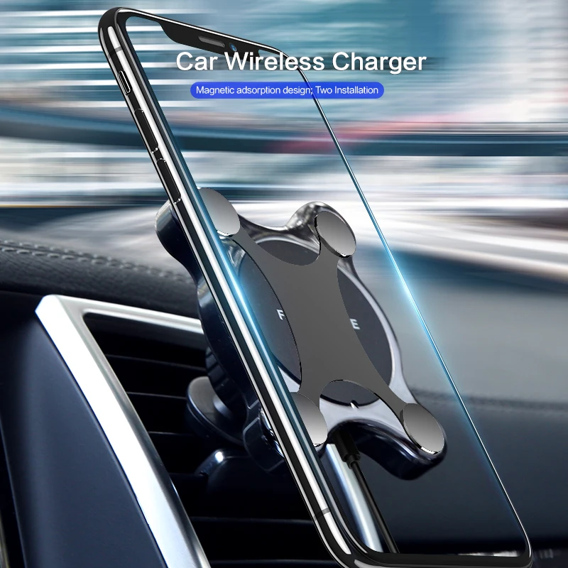 NORTHFIRE автомобильное беспроводное зарядное устройство Магнитная автомобильная подставка для телефона для iPhone 11 Pro Max Qi Быстрая зарядка вентиляционный кронштейн для приборной панели