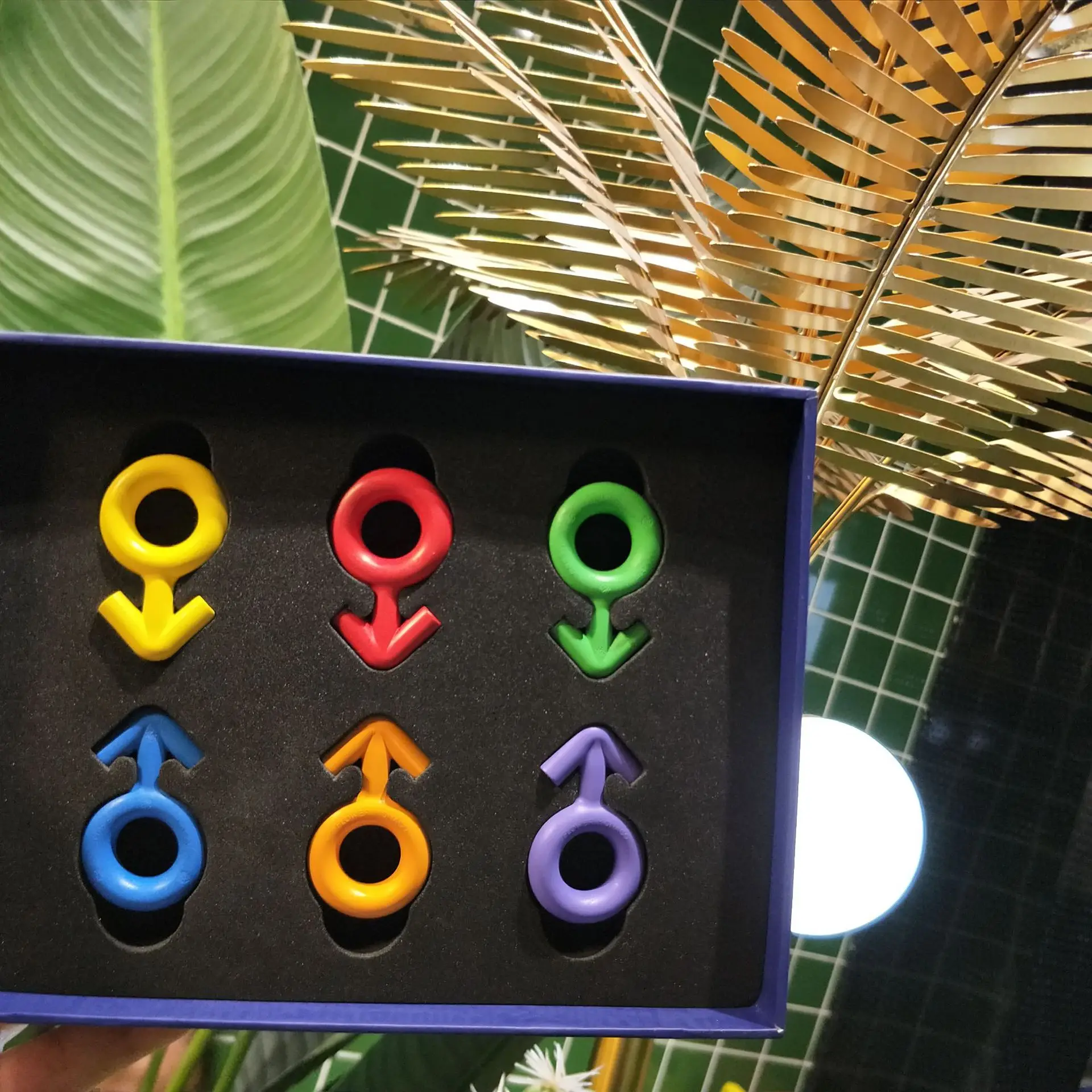 

Flower Bud Modeling Crayon 6 Color Import Material CHILDREN'S Baby Crayon Safe Non-toxic Wipable Finger Crayon Set
