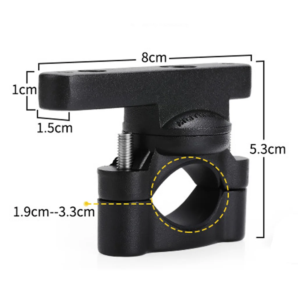 1 Piece Motorcycle Rearview Mirror Rotatable Extended Bracket Holder Mount
