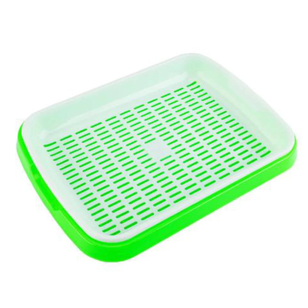 Plactic поднос для посадки питомник дышащий водосберегающий PP семян Sprouter|Детские