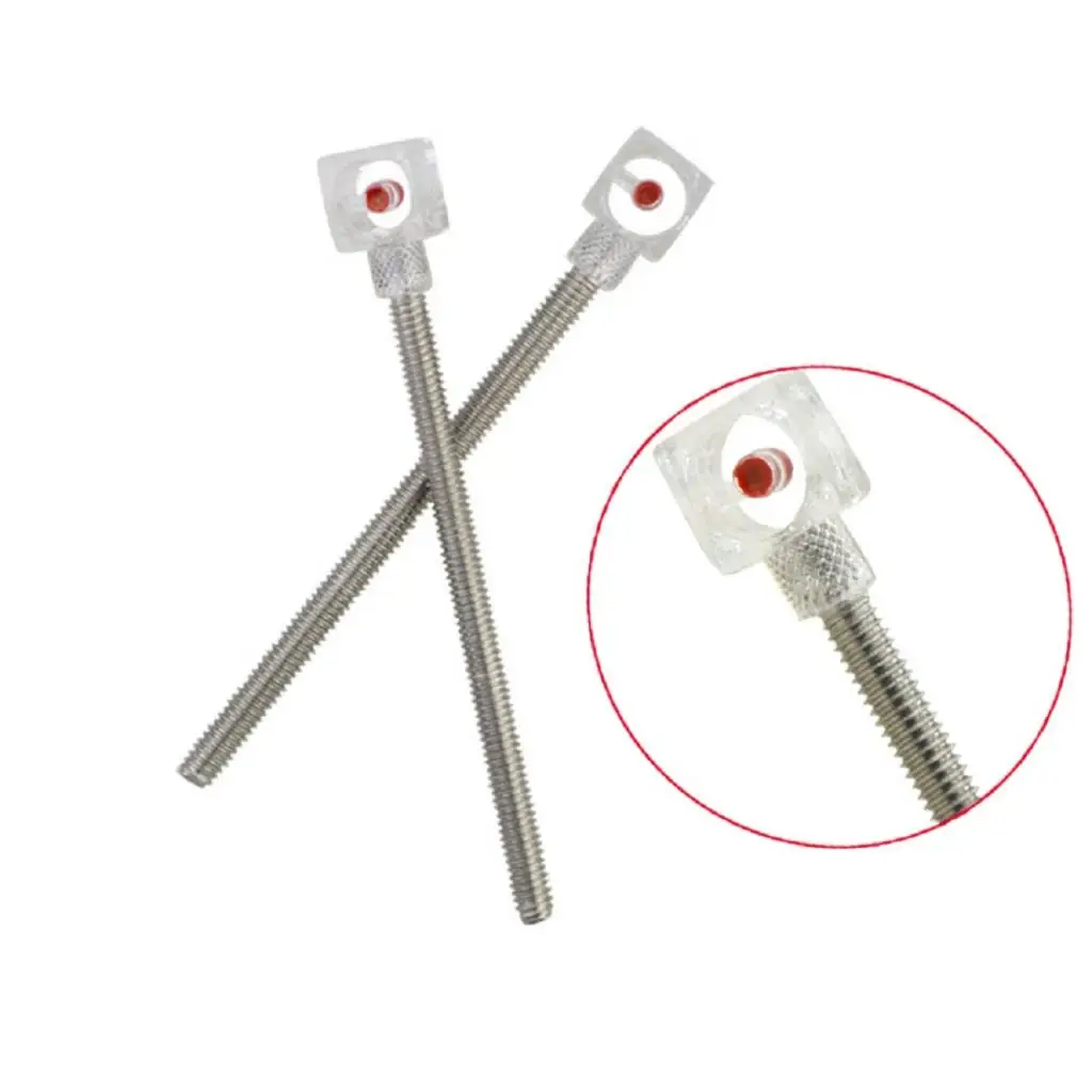 Archery Recurve Bow Sight Scope Pin Stainless Steel Replacement Spare Part Sight Pins for Target Hunting Left or Right Hand
