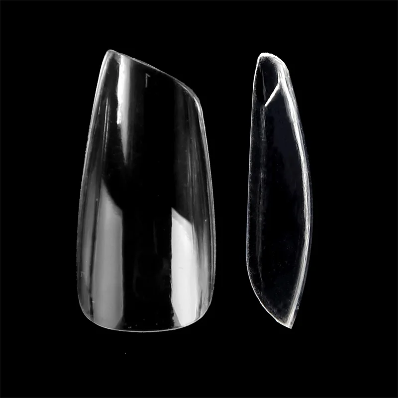 Salão de Beleza Artificiais da Arte do Unha à Moda Ultra Fino Unhas Falsas Faça Você Mesmo Capa Completa Dicas Batom Forma Ndk-qt-p23 500 Pçs 1 de beleza diy capa completa dicas artificiais