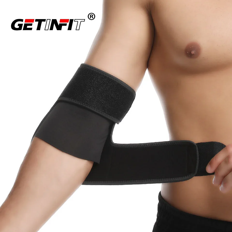 Регулируемый наколенник Getinfit для поддержки локтя эластичный спортивный