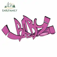 EARLFAMILY 13cm x 9.7cm Baby Graffiti Piece Funny Car Stickers 3D DIY Bumper Trunk Truck Graphics Car Door RV VAN Fine Decal