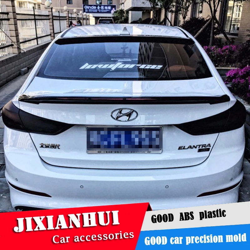 For Hyundai Elantra ROOF Spoiler 2016-2018 DDYWC ABS plastic Material Car Rear Wing Color | Автомобили и мотоциклы