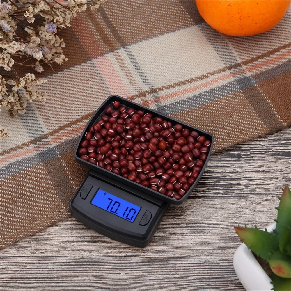 

LCD Electronic Scale 0.1g 0.01g Mini Pocket Digital Square Scales Electronic Weight Scale for Food Measuring Kitchen Utensils