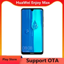 DHL Fast Delivery HuaWei Enjoy Max 4G LTE Cell Phone 7.12" 2240x1080 16.0MP Fingerprint OTA GPS Snapdragon 660 Android 8.1