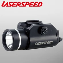 Охотничий светильник LASERSPEED с высоким люменом, оружейный светильник с огнестрельным оружием, тактический пистолет, винтовка, светодиодный светильник-вспышка Armas Airsoft, белый светильник
