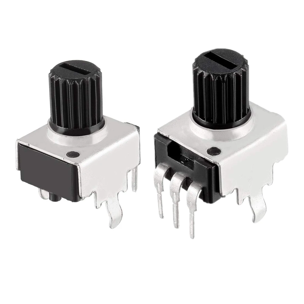 

10PCS RV09 Adjustable Resistor 9 Type 3Pin Seal Rotary Potentiometer 1K 5K 10K 50K 100K 0932Vertical 7.5mm Shaft