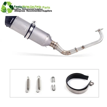 

Modified Front Middle Link Pipe Scooter Exhaust Muffler Escape Full System Slip-On For yamaha NVX155 NVX 155 Aerox155 Aerox 155