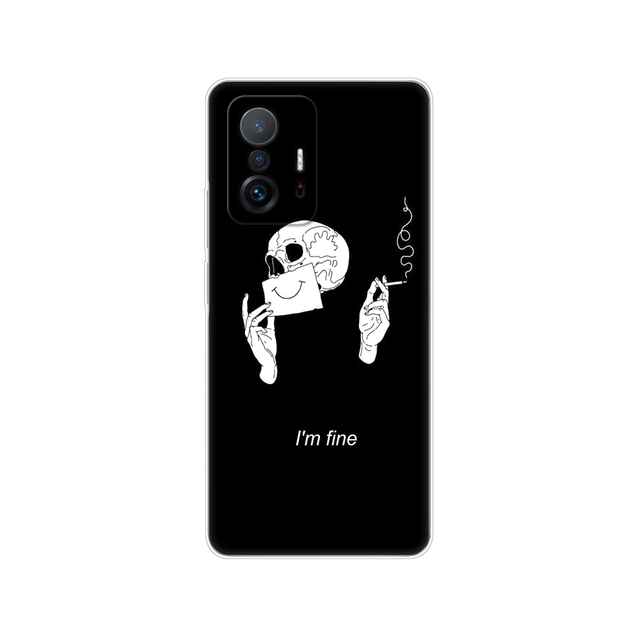 Xiaomi 11T Case For Xiaomi 11T Pro Soft Case Silicon Phone Back Cover For Xiaomi11T mi 11 T 11TPro coque 6.67inch bumper TPU