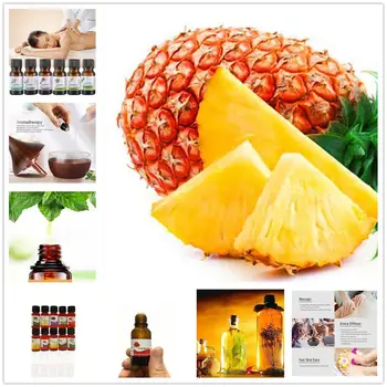

10ml Fruit Pineapple Essential Oils for Humidifier Relieve Stress for Aromatherapy Diffusers Skin Care Help Sleep TSLM17