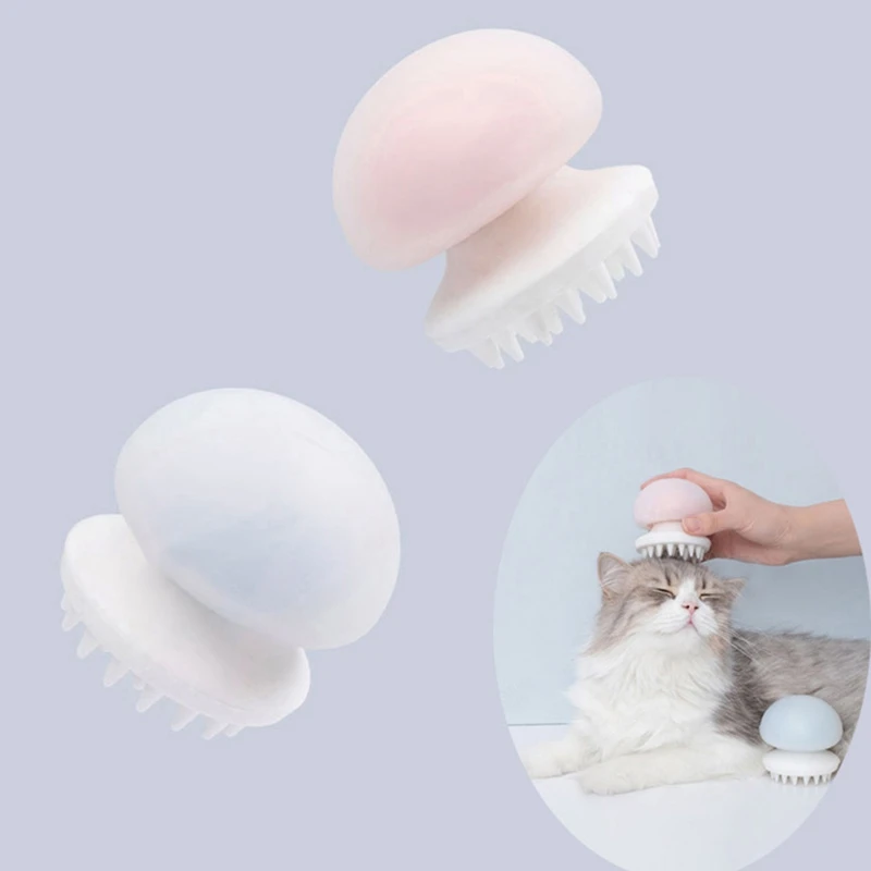LBER Ellyfish Pet Massager Comb Negative Ion Anti-static for Cat hair clean pet Grooming Massager Comb