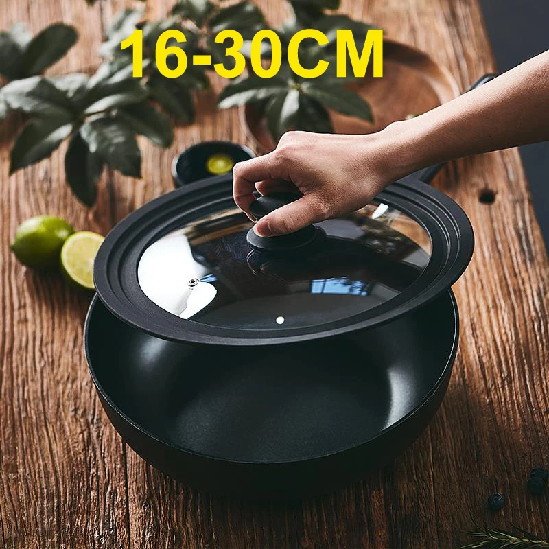 Многоцелевой силикагель закалённое стекло Крышка для супа Крышечка визуальное