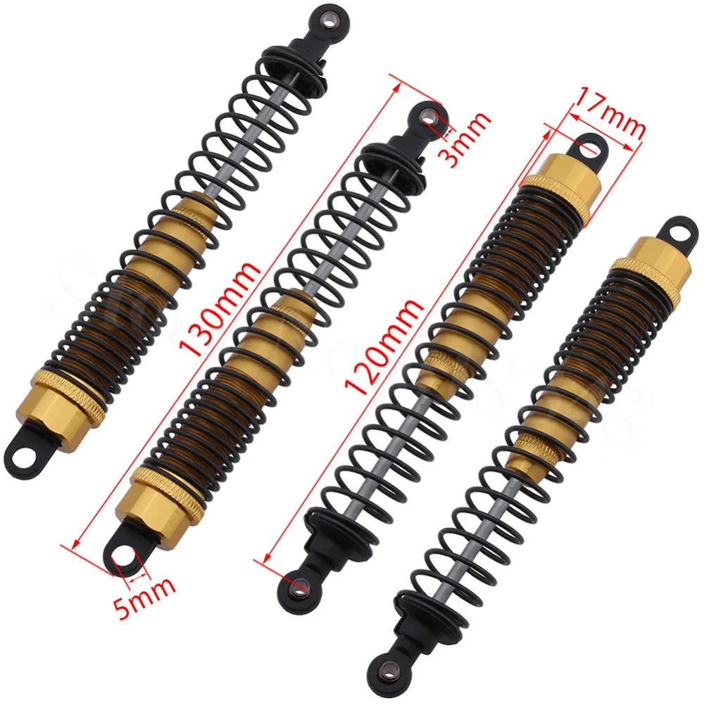 4 шт./лот алюминиевый амортизатор HSP Pangolin 180007 (18019) для 94180 обновленных деталей 1:10 4WD
