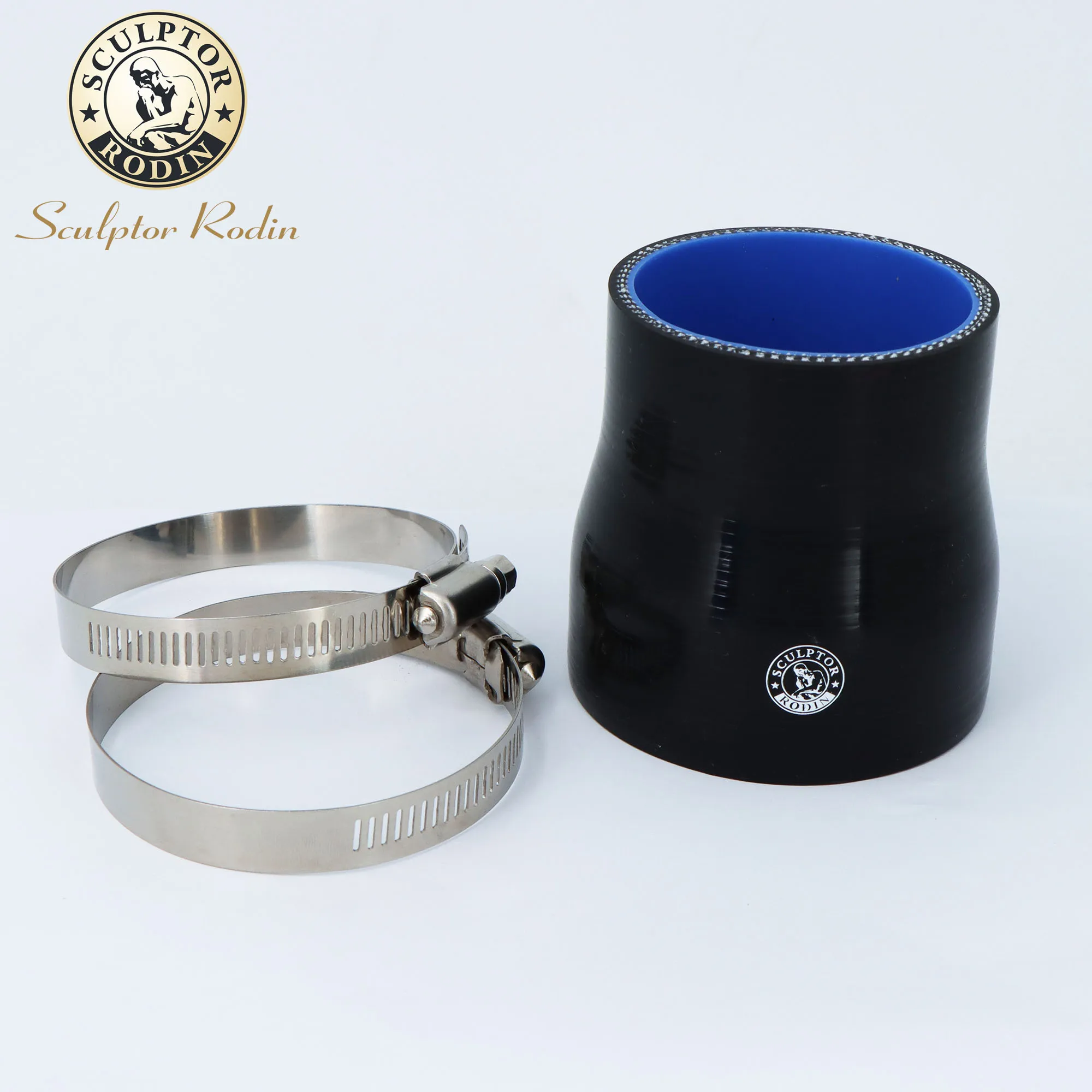 0 Degree Reducer Silicone Hose Straight Durite Silicone + clamp 63-76 76-89MM Tubi Silicone Mangueira Tube for Intercooler