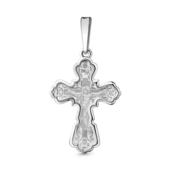 

Cross Orthodox AQUAMARINE without inserts Silver 925