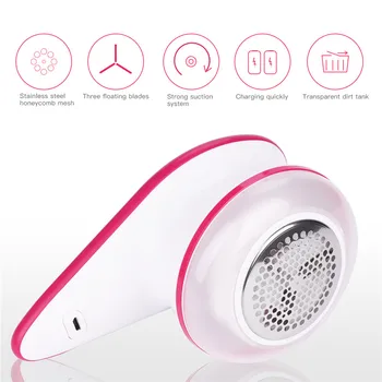 

USB Rechargeable Hair Ball Trimmer Clothing Shaver Fabric Lint Remover Clothes Pills Remover Fuzz Lint Pellet Cut Machine