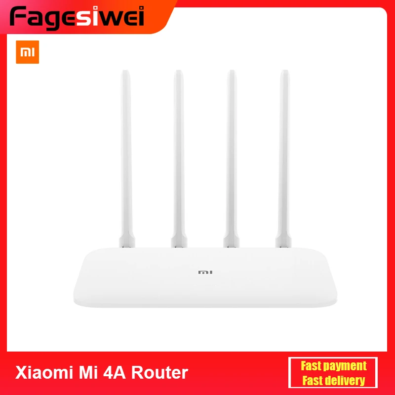 Xiaomi Mi 4A Router Gigabit Edition 2.4GHz+5GHz WiFi 16MB 128MB DDR3 High Gain 4 Antenna Remote APP Control Support IPv6 EU Plug |