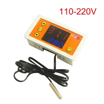 

DC 12V 110-220V Digital Temperature Controller LED Display Thermostat With Heating/Cooling Control Instrument Drop Shipping Sale