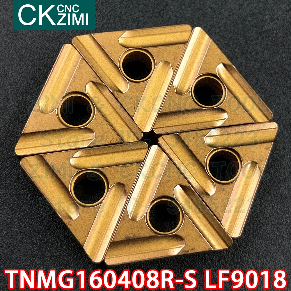 

TNMG160408R-S LF9018 TNMG 160408R S LF9018 Carbide slotting Internal External Turning Inserts CNC Lathe cutter tools for steel
