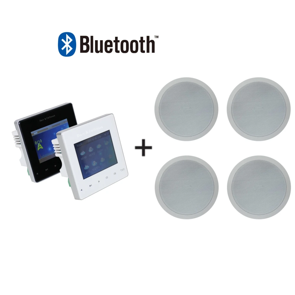 Мини 2-канальный 25 Вт Bluetooth USB pa домашняя аудио фоновая музыкальная система в