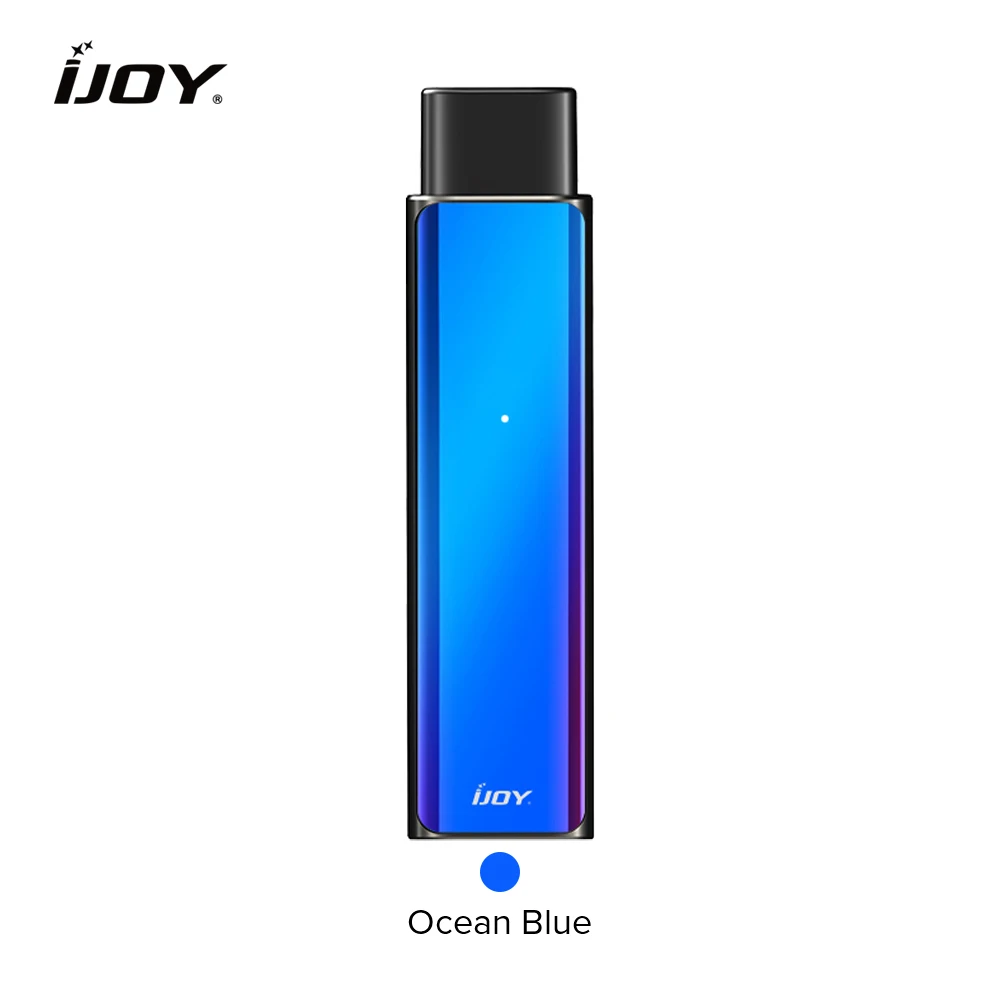 IJOY Luna Vape Pod Комплект Встроенный аккумулятор 350 мАч емкость 1,4 мл Ом электронная сигарета VS Neptune Vape Kit - Цвет: Ocean Blue