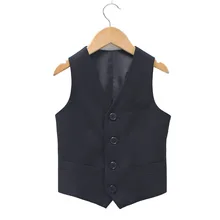 Строгий костюм для мальчиков; жилет; детский черно-белый жилет с рисунком для мальчиков; официальная одежда для мальчиков; одежда для выступлений