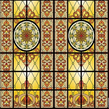 

Custom Size Christian Glass Stickers Static Cling Reusable Colored Drowing Church Window Home Decorations 60cmx100cm