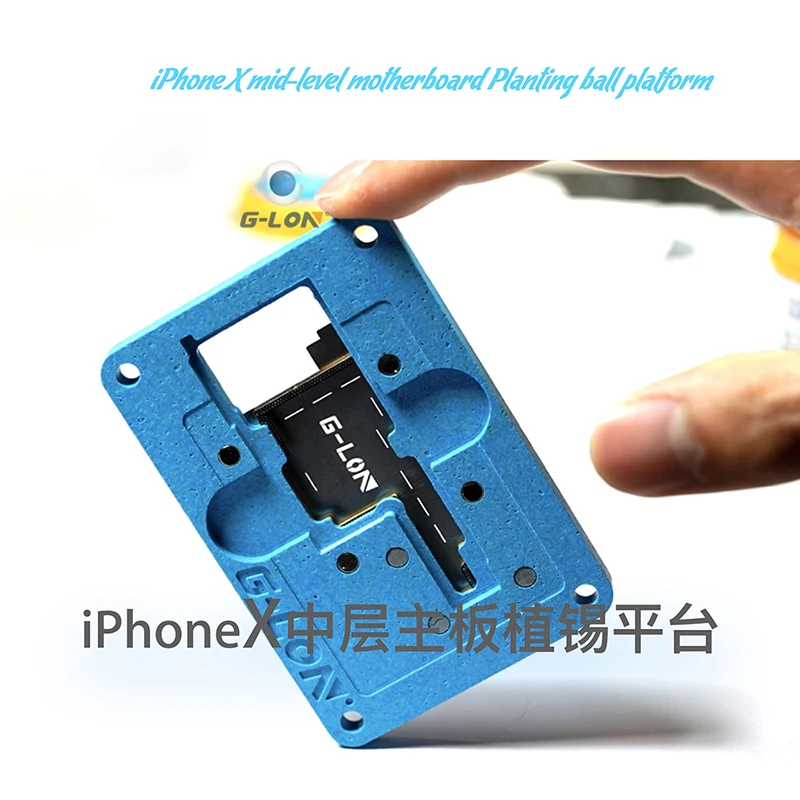 

Qianli Innovate for IPHONE X Mainboard Middle layer Tin ball maintenance steel net + fixture platform