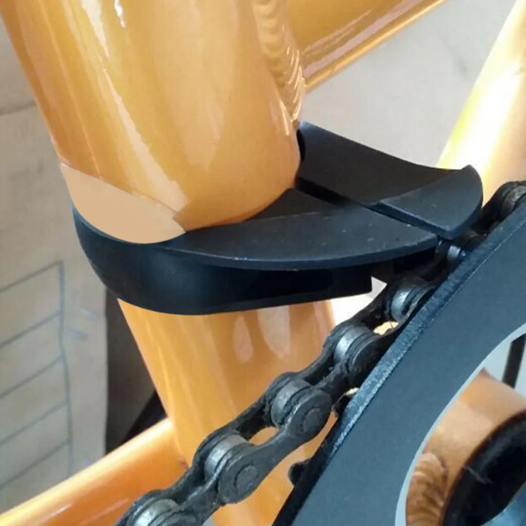 Anti-drop Bike Bicycle Single Chain Guide Protector Clamp Watcher Black
