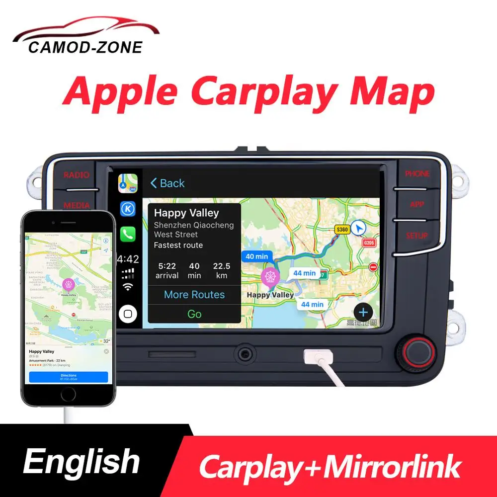 RCD330 Plus RCD330G Carplay Mirrorlink MIB Car Radio Classia DEASY 6RD 035 187B For VW Golf 5 6 Jetta CC MK6 MK5 Passat Tiguan