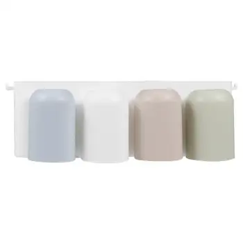 

Toothbrush Holder Wall Mounted Teeth Brush Holder Hanging Toothbrushes Organizer