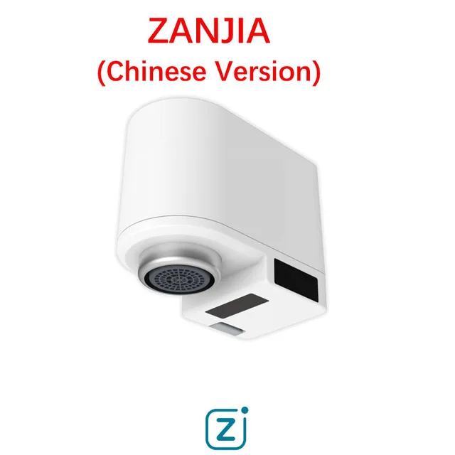 Xiaomi Mijia ZaJia индукционный сенсорный инфракрасный автоматический водосберегающий Умный домашний прибор для кухни ванной раковины кран - Цвет: Черный