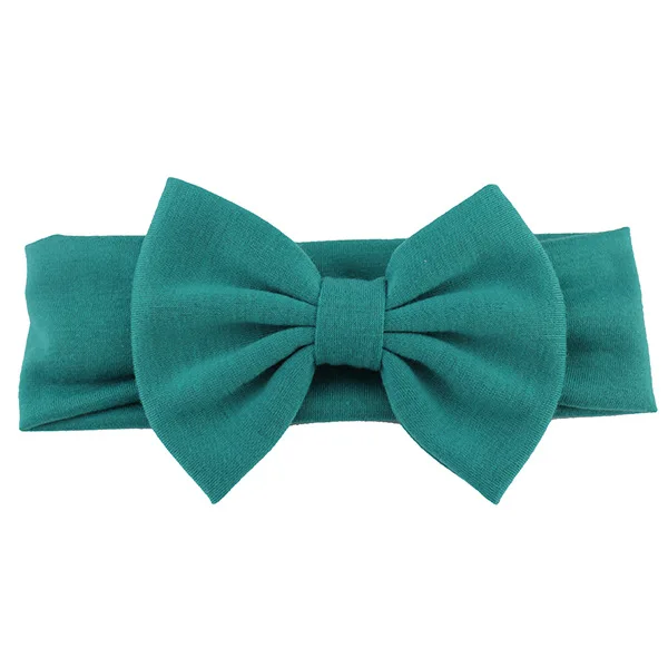 Newborn Headband Cotton Solid Bow For Girl Rabbit Ear Hairbands Turban Knot Headband Kids Accessoire Faixa Cabelo Para Bebe - Цвет: 17