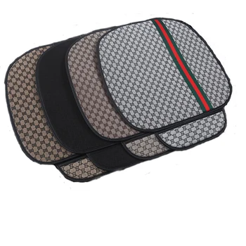 

Car seat universal front leather three-piece warm single piece car linen small square cushion cushion
