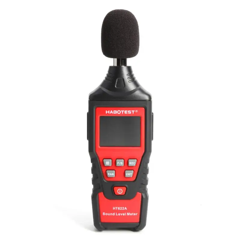 

Digital Sound Level Noise Meter Measurement 30-130dB dB Decibel Detector Audio Tester Monitoring Sound Level Meters LCD